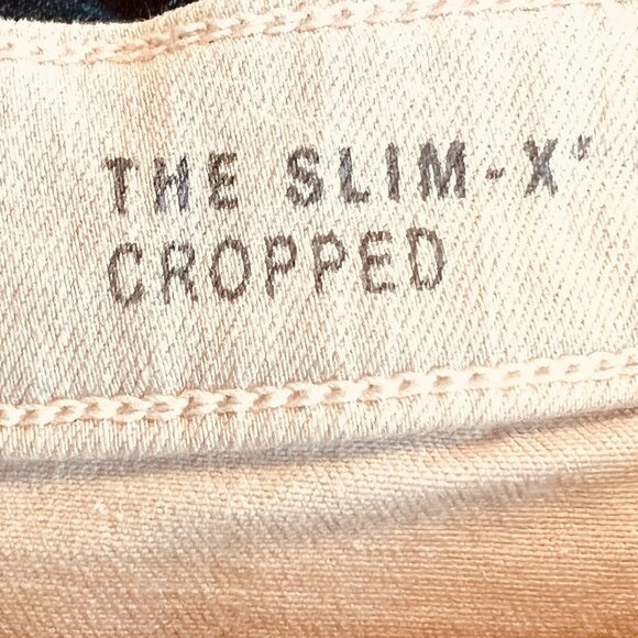 SPANX Women's The Slim-X  Stretch Mid Rise Pale Pink Cropped Jeans W28" x L26.5" - Picture 12 of 12